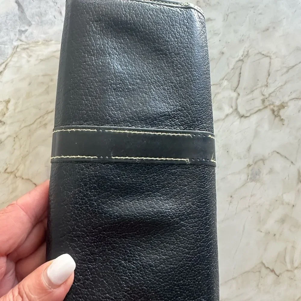 Louis Vuitton Suhali Le Favori Black Leather Wallet